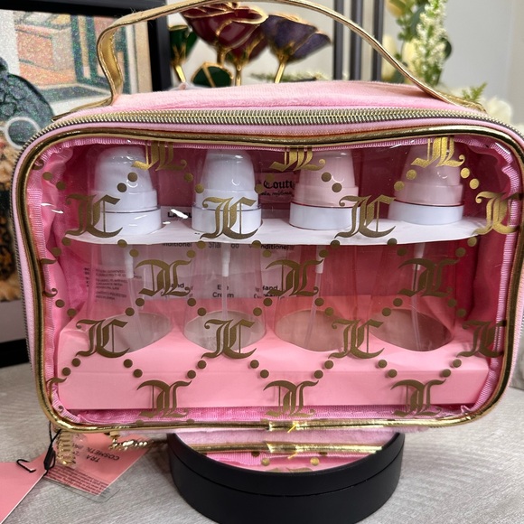 Juicy Couture Pink Travel Cosmetic Bag - Picture 1 of 3